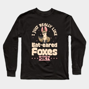 I just really love Bat-eared Foxes - Bat-eared Fox Long Sleeve T-Shirt